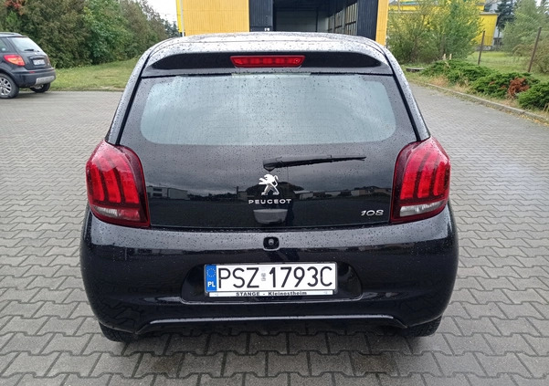 Peugeot 108 cena 24900 przebieg: 48000, rok produkcji 2017 z Szamotuły małe 232